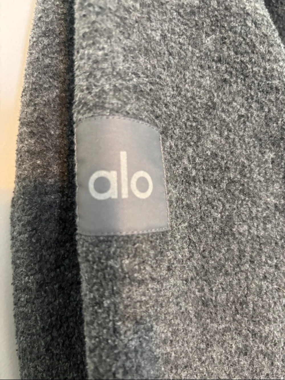 ALO Triumph Hoodie Grey Triblend, Size M